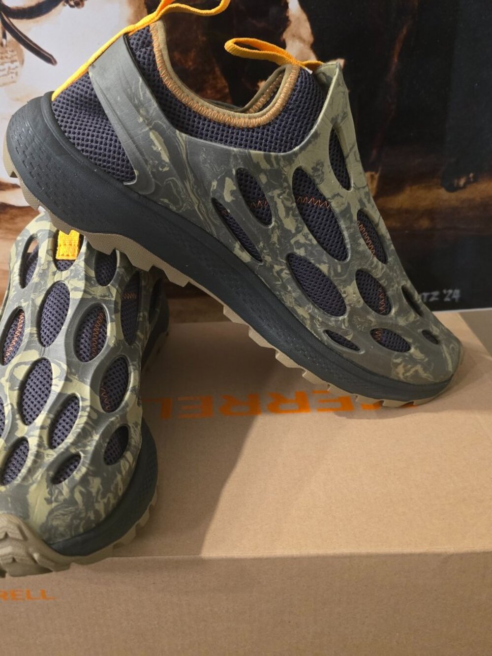 Merrell Men's Hydro Runner OIive Camo Water Shoes J067027 Size 10 US NEW